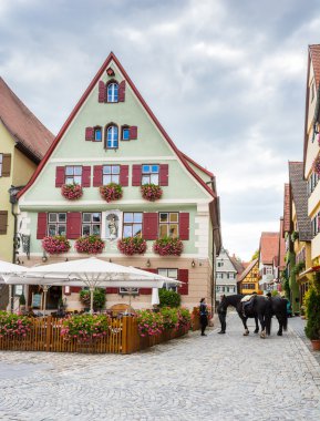 Historic old town of Dikelsbuehl clipart