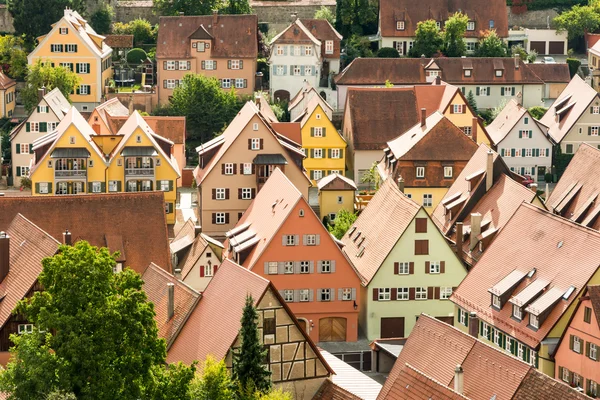 Aerial View over Dinkelsbuehl — Stock Photo, Image