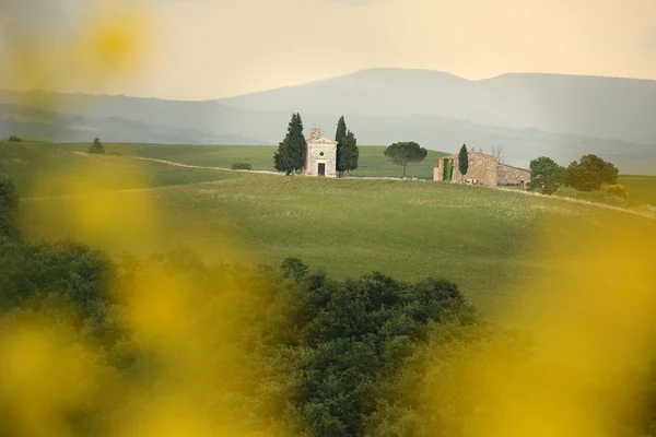 Kapell av Madonna di Vitaleta — Stockfoto