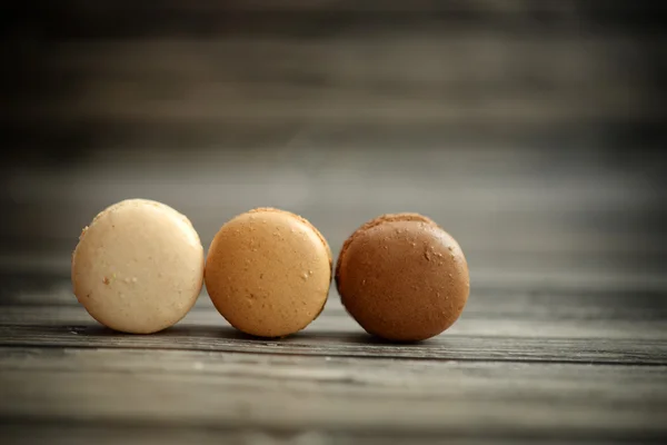 Barna Macaroons — Stock Fotó