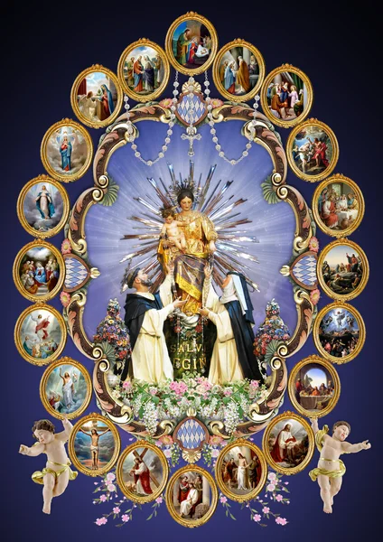 Our Lady of the Rosary — Stock Photo, Image