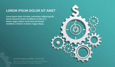 Dişliler birbirine ve dolar işareti