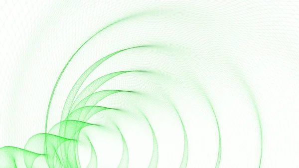 Fondo Abstracto Con Trazo Verde Espolvoreado Con Alambre Blanco Ilustración — Foto de Stock