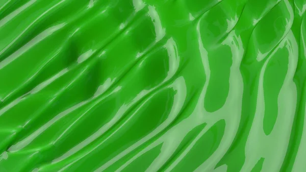 Fondo Plástico Brillante Verde Abstracto Ilustración Representación — Foto de Stock