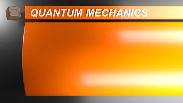 Quanam Mechanics Оранжевый Фон Слайдов Иллюстрация Трехмерного Рендеринга — стоковое фото