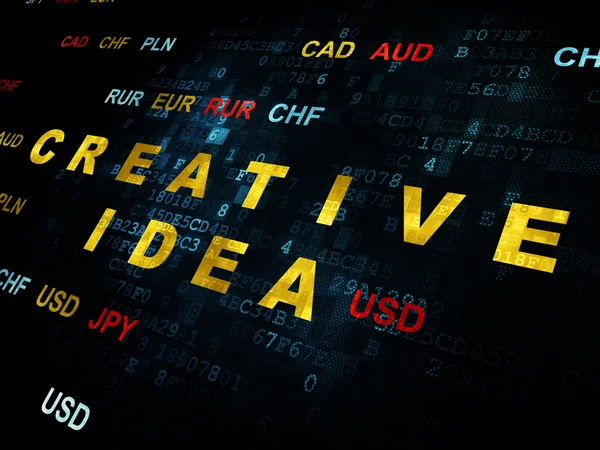 Finance concept: Creative Idea on Digital background