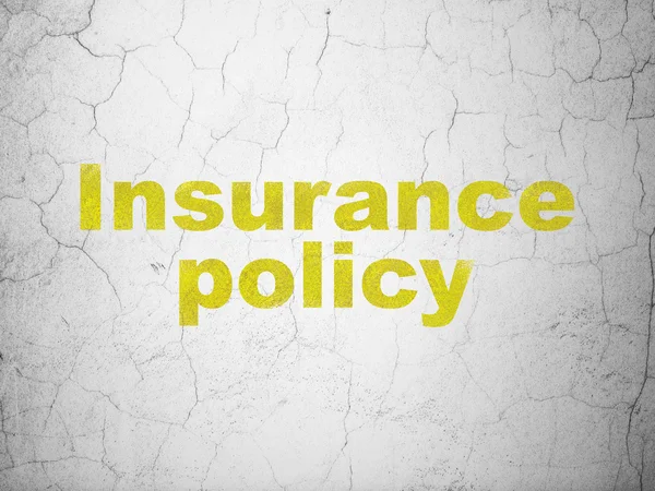 Insurance concept: Insurance Policy on wall background — Stockfoto