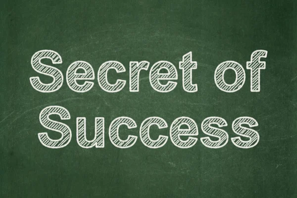 Business concept: Secret of Success on chalkboard background — 图库照片