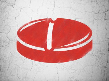 Tıp kavramı: duvar arka plan doğum kontrol hapı