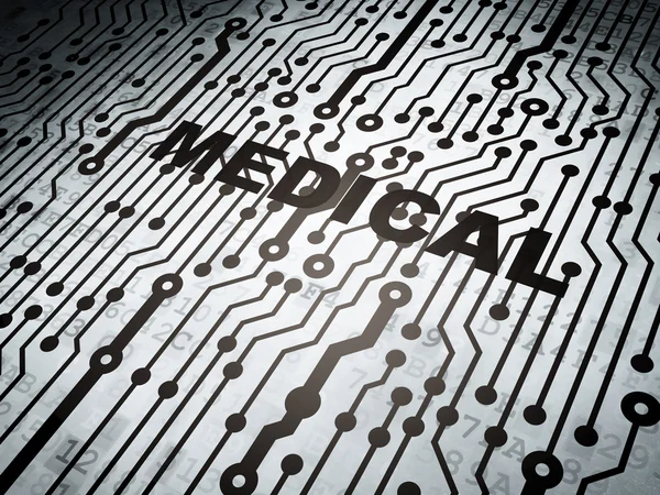 Medicine concept: circuit board with Medical — Stockfoto
