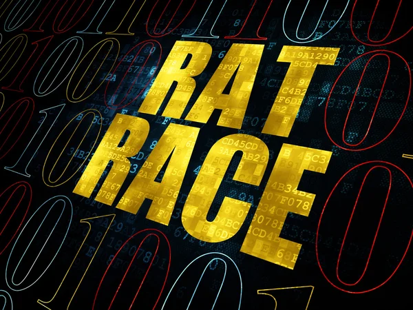 Business concept: Rat Race on Digital background — Stock Photo, Image