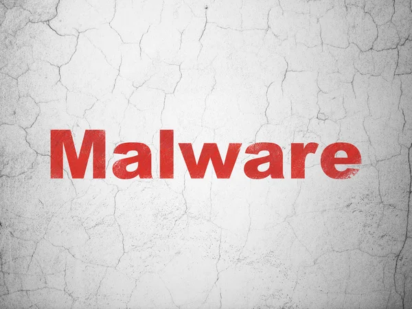 Privacy concept: Malware on wall background — Stock Photo, Image