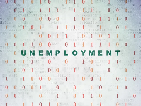 Finance concept: Unemployment on Digital Paper background — Stockfoto