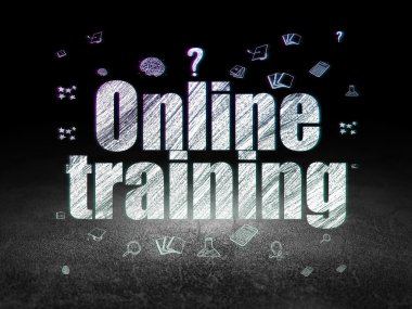 Kavram öğrenme: grunge karanlık odada Online Eğitim