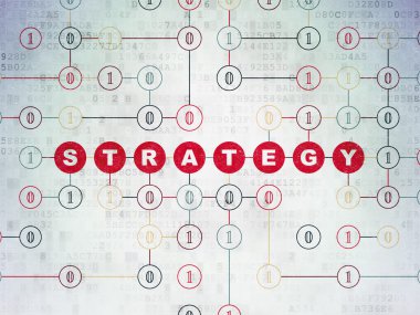 Ekonomi kavramı: dijital kağıt arka plan stratejisi