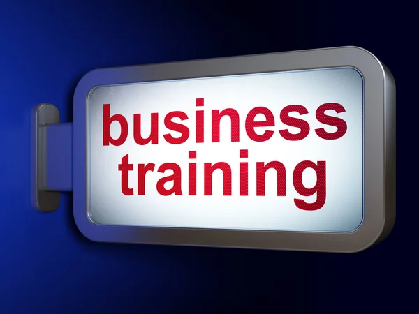 Learning concept: Business Training on billboard background — Stock Photo, Image