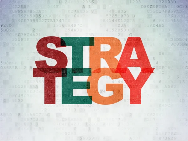 İş kavramı: dijital kağıt arka plan stratejisi