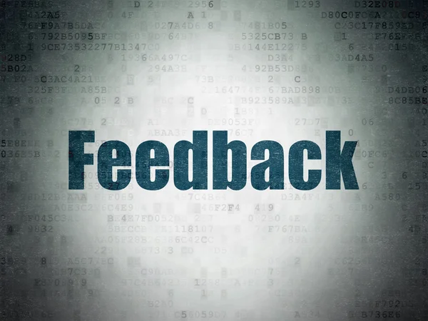 Finance concept: Feedback on Digital Paper background