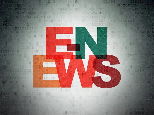 Conceito de notícias: E-news on Digital Paper background — Fotografia de Stock