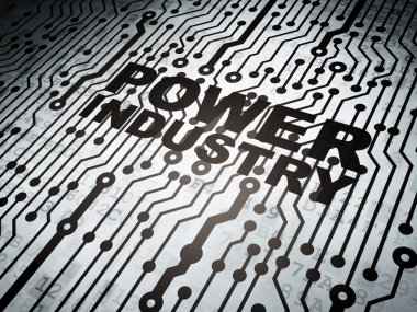 Endüstri konsepti: Güç Sanayi ile devre kartı