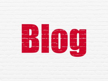 Web tasarımı kavramı: Duvardaki günlük arkaplanı