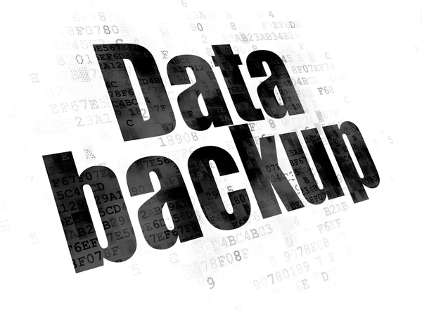 Data concept: Data Backup on Digital background