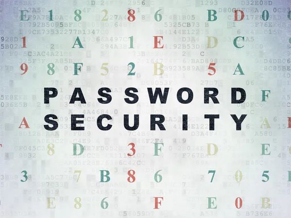 Privacy concept: Password Security on Digital Paper background — Stock Photo, Image