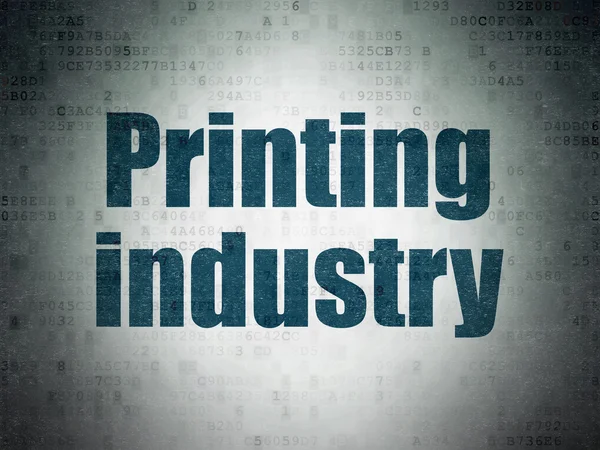 Industry concept: Printing Industry on Digital Paper background — Stock fotografie