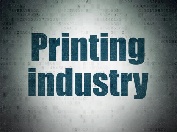 Industry concept: Printing Industry on Digital Paper background — Stock Fotó