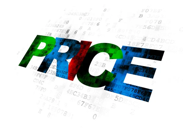 Marketing concept: Price on Digital background — Stock Photo, Image