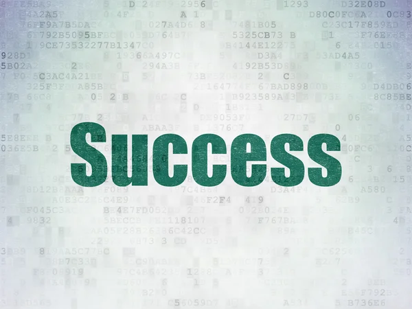 Finance concept: Success on Digital Paper background — Stok fotoğraf
