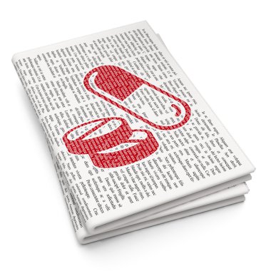 Tıp kavramı: gazete arka plan hapları