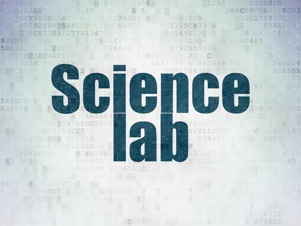 Concetto scientifico: Science Lab sul background della carta digitale — Foto Stock