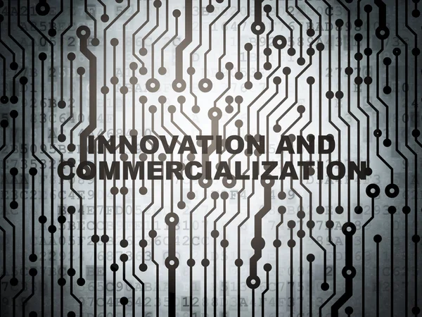 Science concept: circuit board with Innovation And Commercialization — Stock Photo, Image