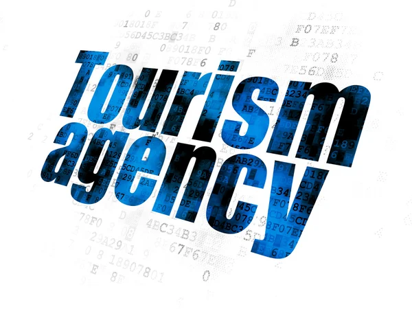 Tourism concept: Tourism Agency on Digital background — Stock Fotó