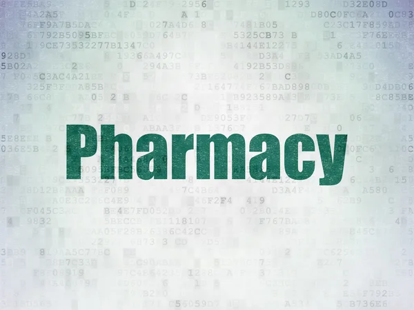 Healthcare concept: Pharmacy on Digital Paper background — 스톡 사진
