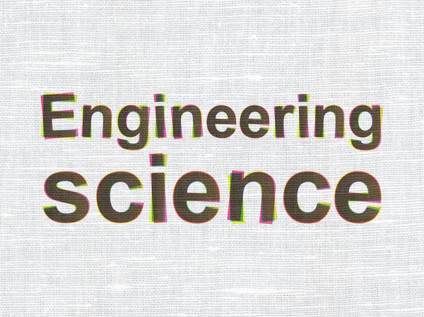Wissenschaftskonzept: Ingenieurwissenschaften auf textilem Hintergrund — Stockfoto