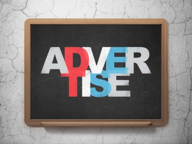 Advertising concept: Advertise on School Board background