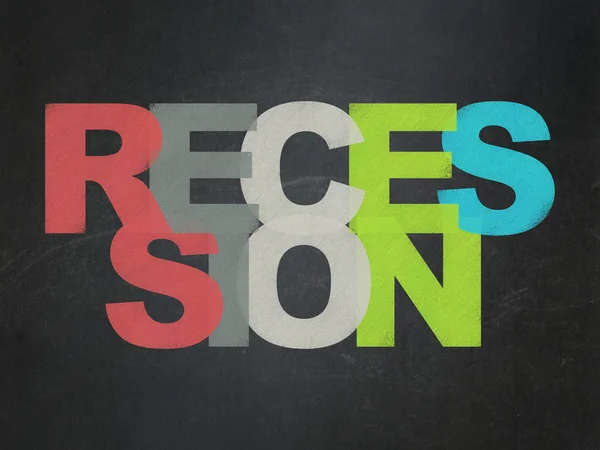 Concept d'entreprise : Récession au sein du conseil scolaire — Photo