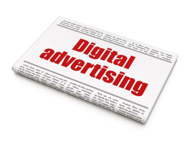 Pazarlama kavramı: gazete manşetI Dijital Reklamcılık