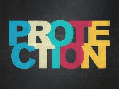 Güvenlik konsepti: Okul yönetim kurulu arka planında koruma