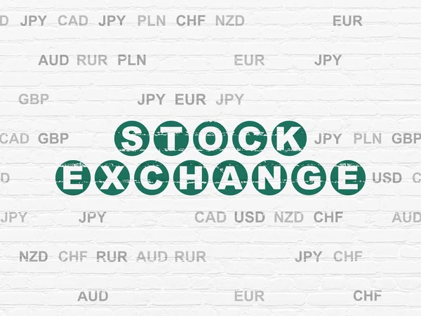 Finance koncept: börsen på wall bakgrund — Stockfoto