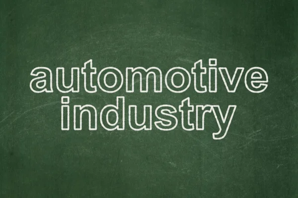 Concept de l'industrie : Industrie automobile sur fond de tableau — Photo