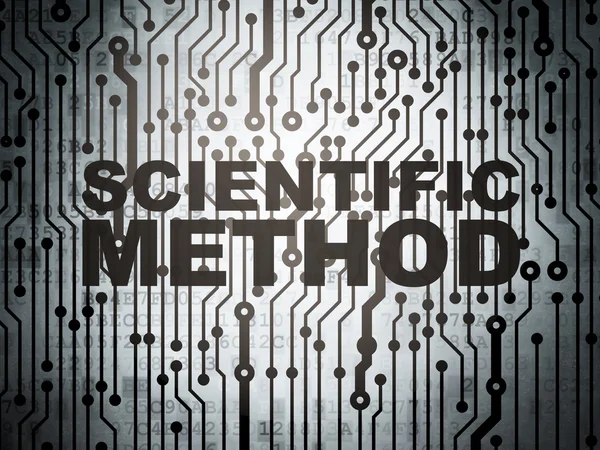 Science concept: circuit board with Scientific Method — ストック写真