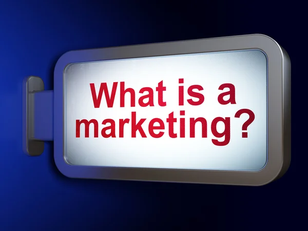 Conceito de publicidade: O que é um marketing em fundo outdoor — Fotografia de Stock
