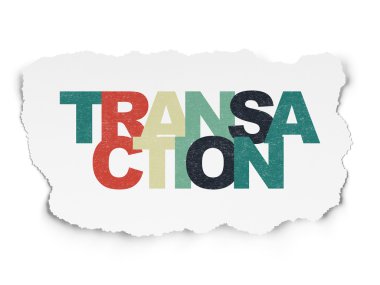 Para birimi kavramı: yırtık kağıt arka plan üzerinde hareket