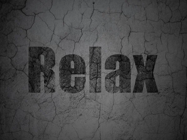 Holiday concept: Relax on grunge wall background — Stock Photo, Image