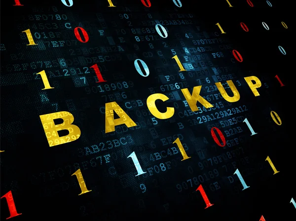 Software concept: Backup on Digital background — Stock Photo, Image