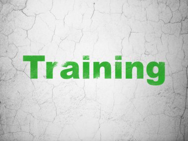 Eğitim kavramı: duvar arka plan üzerinde eğitim