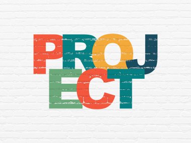 Ekonomi kavramı: duvar arka plan proje